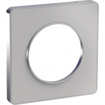 Odace Touch - plaque de finition 1 poste - Alu (S530802)