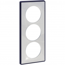 Odace You Transparent, plaque de finition support Anth. 3 postes entraxe 57mm (S540916W)
