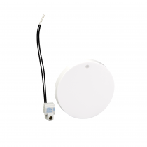 Odace enjoliveur Blanc, livré avec 1 LED bleu 0,15 mA connexion par câble (S520297)