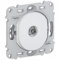 Ovalis - prise TV simple - sans plaque de finition (S261405)