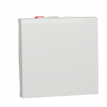 Unica - va-et-vient - 10A - connex rapide - 2 mod - Blanc - emballage en boîte (NU320318F)