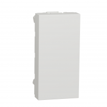 Unica - obturateur - 1 module - Blanc antimicrobien - mécanisme seul (NU986520)