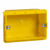 Unica - boîte d'encastrement pour maçonnerie - profondeur 48mm 3 modules (MGU8.603)