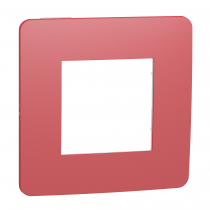 Plaque finition Rouge/Blanc 1P (NU280213)