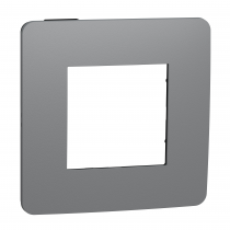 Plaque finition Gris/Bl A 1P (NU280222)