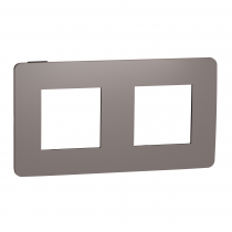 Plaque finition Choco/Bl A 2P (NU280417)