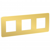 Plaque de finition Or/Blanc 3P (NU280659)