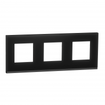 Plaque finition Givre noir 3P (NU600686)