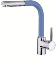 Mitigeur évier - TANER chrome/bleu (TAN12B)