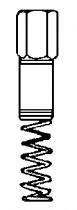 Crepine 2 billes 3/4   2030006 (Z2030006)