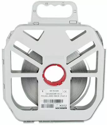 D�vidoir 50 m feuillard inox 20x0,4 (K932)