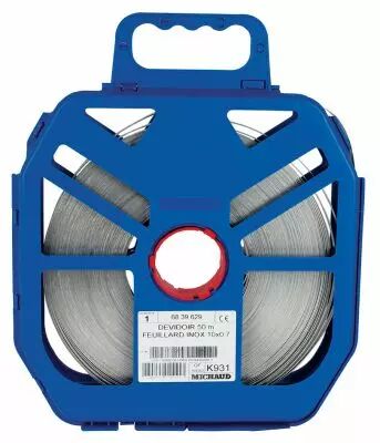 D�vidoir 50 m feuillard inox 10x0,7 (BC931)