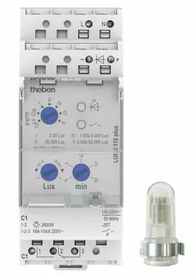 Inter cr�pusculaire 2 � 50000 lux r�glage analogique cellule saillie (1100910)