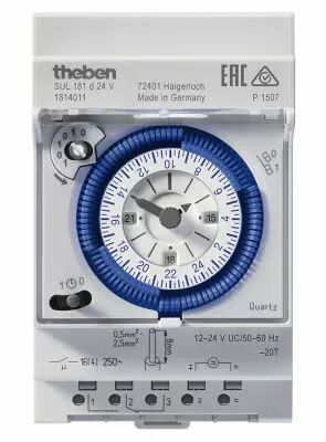 Interrupteur horaire m�canique  24v uc avec r�serve de marche (1814011)