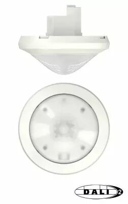 D�tecteur pr�sence encastr� 360�couloir blanc thePassa P 360� DALI 2 canaux (2010340)