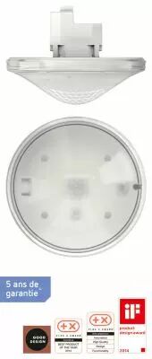 D�tecteur pr�sence 2c thePrema S 360� E blanc (2070605)