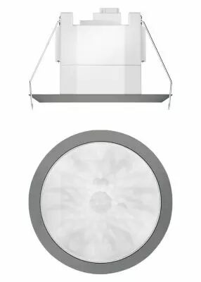 D�tecteur pr�sence encastr� plafond theRonda S 360� gris KNX IP 55 (2089561)