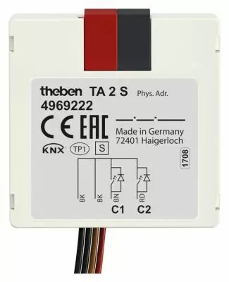 Module encastr� 2 entrees  TA 2 S KNX (4969222)