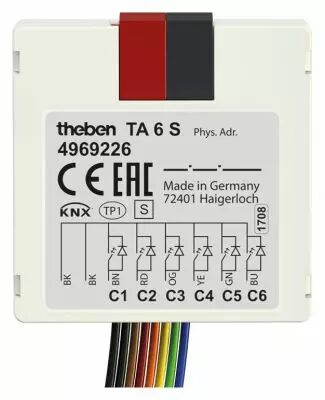 Module encastr� 6 entrees  TA 6 S KNX (4969226)