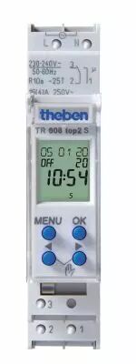Interrupteur horaire digital 1 module 24h 7j 1 c  inv 56 pas de programmes (6080403)