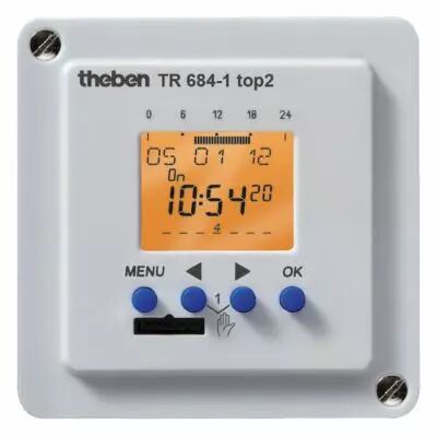Interrupteur horaire digital 69x69 1 c top2 (6840100)