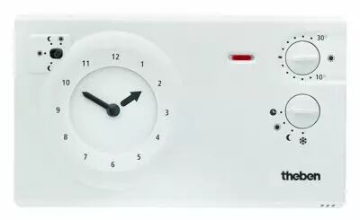 Thermostat d'ambiance  programmable  sans r�serve de marche 24 h (7220801)