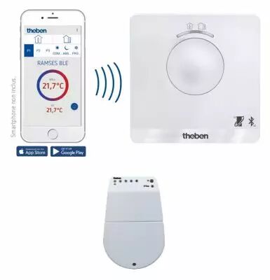 Thermostat d'ambiance 2 fils. 24h 7j 230 V Bluetooth (8169150)