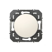 Poussoir simple dooxie 6A 250V~ finition blanc - sachet (095204)