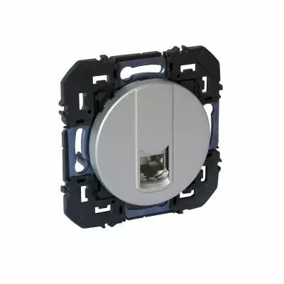 Prise RJ45 cat�gorie6A STP dooxie finition alu (600474)