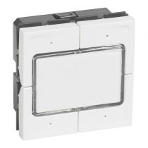 POUSSOIR 2 MODULES 4 POSITIONS BLANC (077045L)