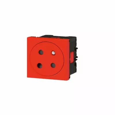 Prise 2P+T Surface � d�trompage Mosaic Link � raccordement lat�ral 2 modules (077170L)