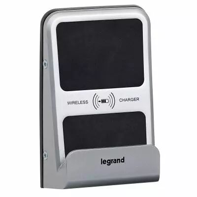 Chargeur sans fil induction 1A 5W semi encastr� IP66 IK08 - couleur alu (077599)