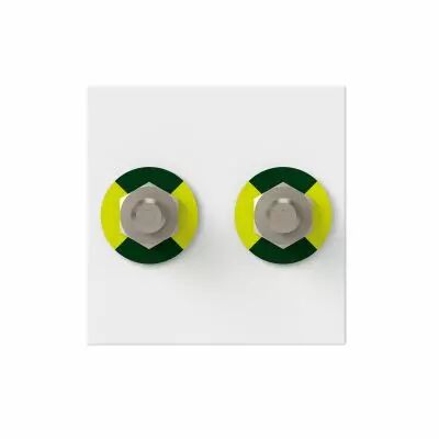 Prise �quipotentielle Mosaic 2 modules - blanc antimicrobien (078760L)