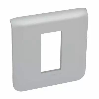Plaque de finition horizontale Mosaic 1 module alu (079311L)