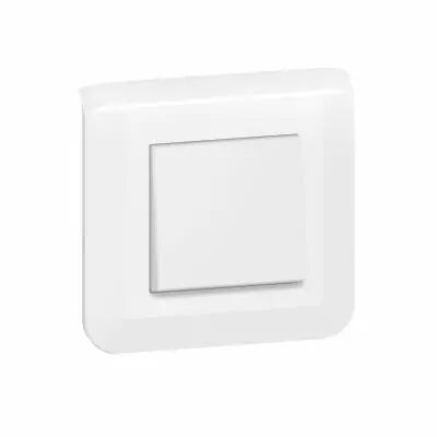 Interrupteur ou va-et-vient Mosaic 10A � griffes blanc complet avec plaque (099210)