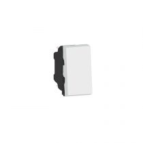 Poussoir lumineux avec voyant Mosaic Easy-Led 6A 1 module - blanc (099413)