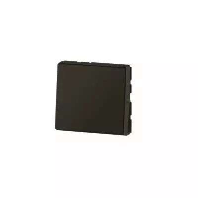Interrupteur ou va-et-vient t�moin voyant Mosaic Easy-Led 10A 2 modules - noir (099446)