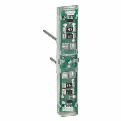 Voyant lumineux Mosaic Easy-Led 12V 24V ou 48V pour carillon avec rep�re blanc (099493)