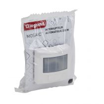 Interrupteur automatique Mosaic sans neutre 2 modules - blanc (099622)