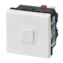 Interrupteur individuel de volets roulants Mosaic 2 modules - blanc (099656)