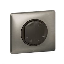 Commande sans fil 4 scénarios Céliane with Netatmo - graphite (067757)