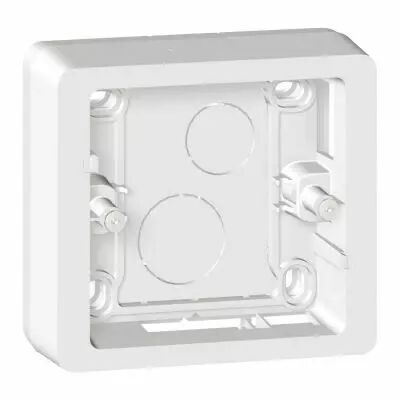 Cadre 1 poste pour pose en saillie C�liane - Blanc (090584)