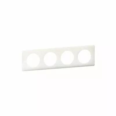 Plaque C�liane - Laqu� Blanc - 4 postes (098899)