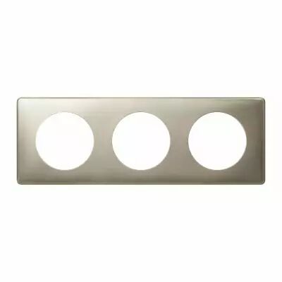 Plaque C�liane - M�tal Titane - 3 postes (099862)