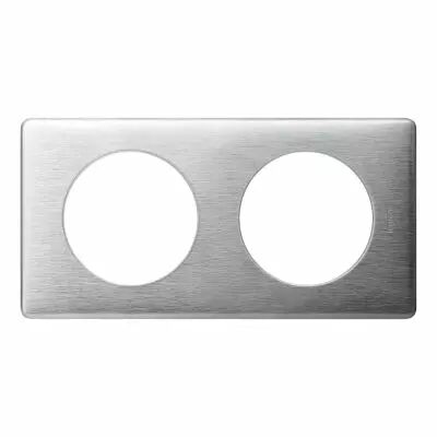 Plaque C�liane - M�tal Aluminium - 2 postes (099866)