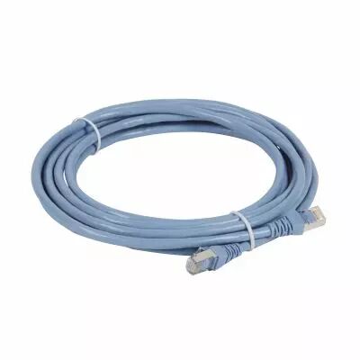 Cordon Linkeo cat�gorie6 FTP - PVC bleu/vert - longueur 5m (632763)