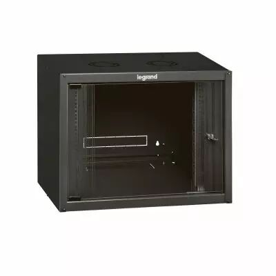 Coffret fixe 19  livr� mont� Linkeo 9U - 492x600x450mm (646201)
