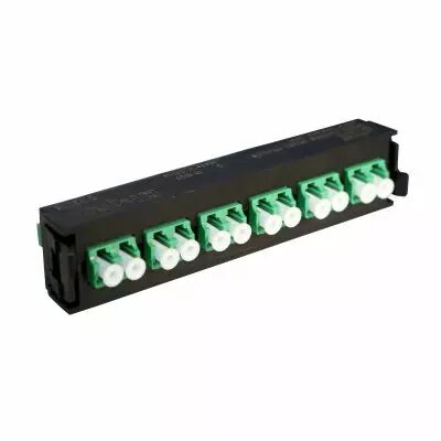 Bloc fibre optique monomode LCS� LC APC duplex pour 12 fibres (032116)
