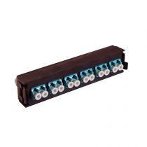 Bloc fibre optique multimodes LCS³ LC duplex pour 12 fibres multimodes - aqua (032137)