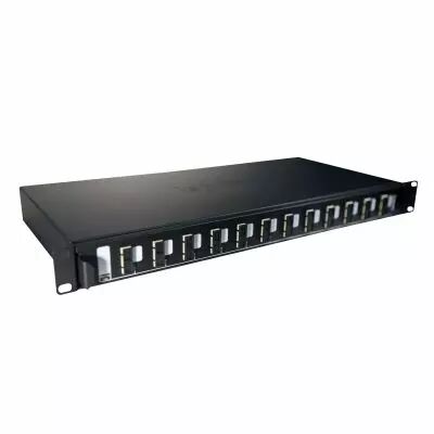 Tiroir optique coulissant 19pouces LCS� avec 12 connecteurs SC duplex multimodes (032161)